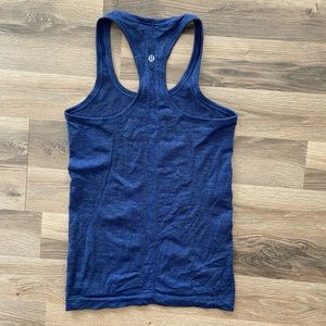 Blue Lululemon sports tank